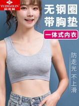 Yu Zhaolin Underwear Female Junior High School High School student girl small vest bra 18-year-old youth 16 development period 14