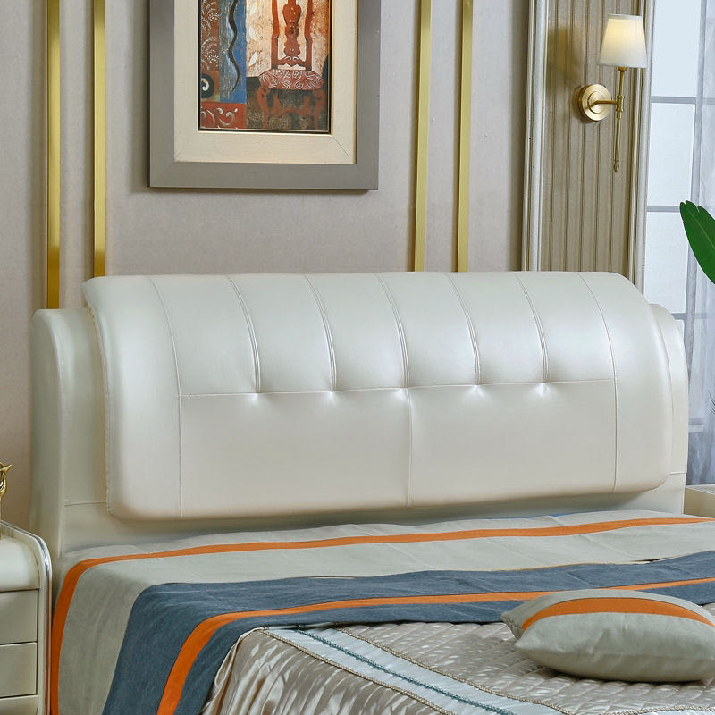 European - style bed head board soft - bag cortex 1 8m simple modern bedroom double bed with backboard bedhead solid wood custom