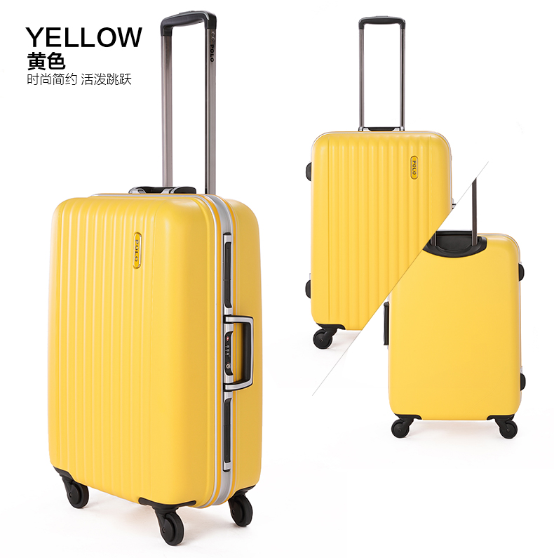 POLO Paul vali nam và nữ 20 inch mật khẩu hành lý vạn năng bánh xe khung gầm 24 inch trường hợp xe đẩy LA111 vali