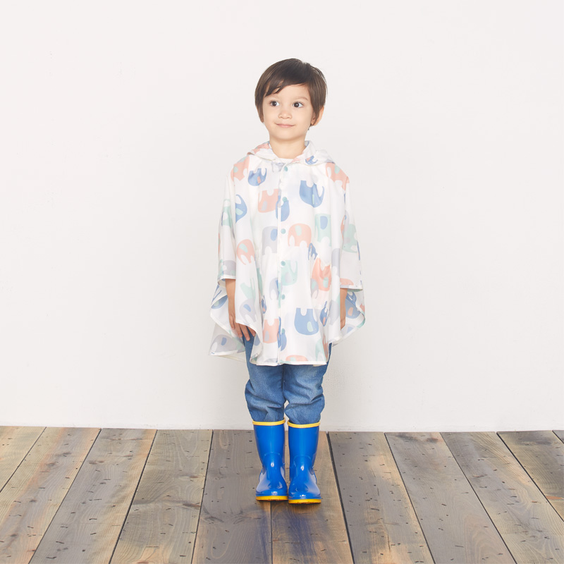 LEXUS x w pc children's raincoats (small elephant) Ling Chi official flagship store