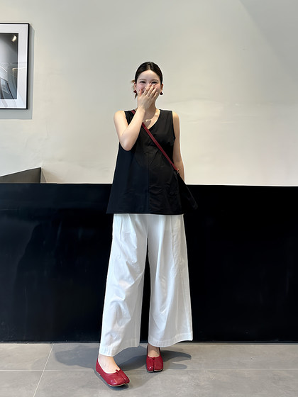 孕妇裤子春秋外穿夏季薄款棉麻阔腿裤孕妇装夏装套装两件套春装