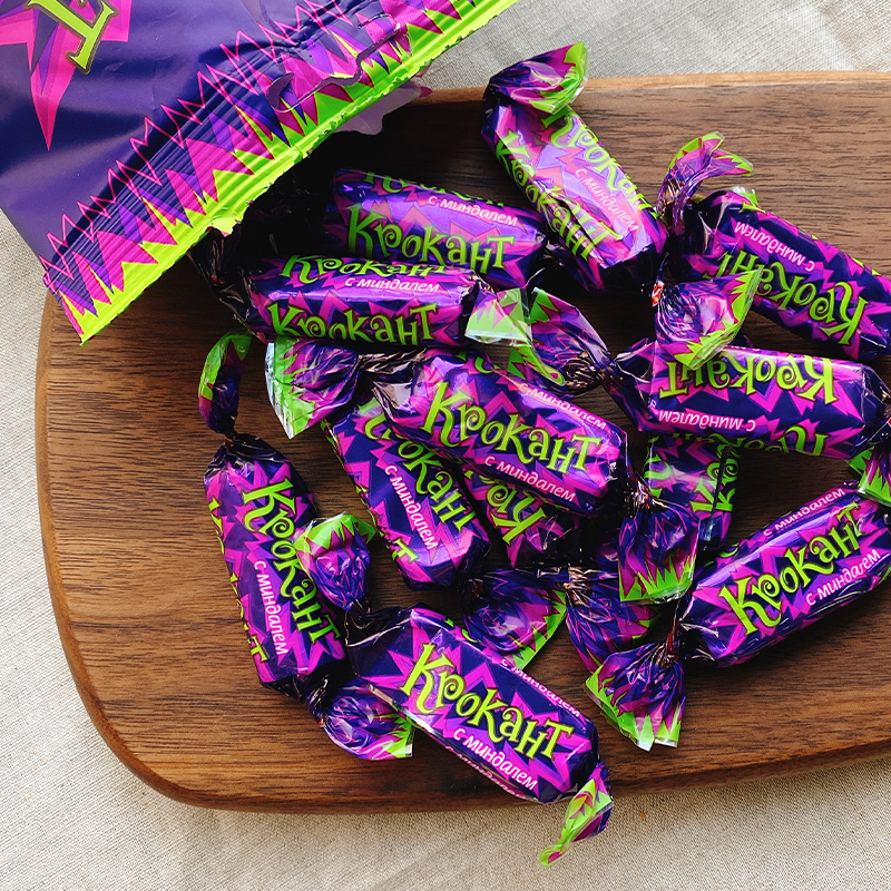 kdv Russia Purple Skin Sugar Original Clothing Import Kpokaht Chocolate Candy Bulk Wedding ZERO Delight Sugar