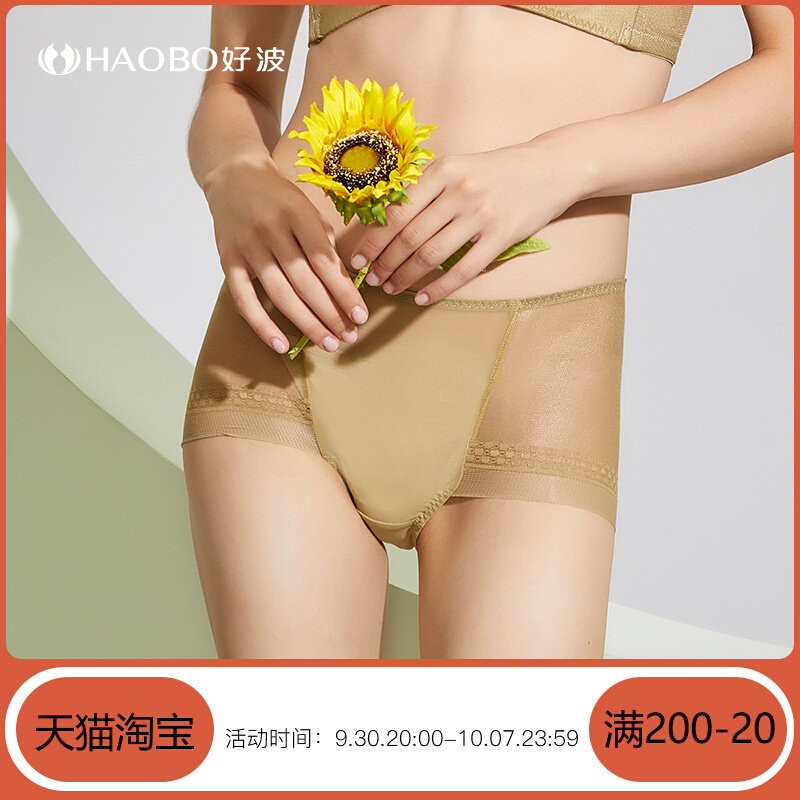 (2) Haobo underwear women's sexy lace mesh bag hip small inner HD2111 women's panties