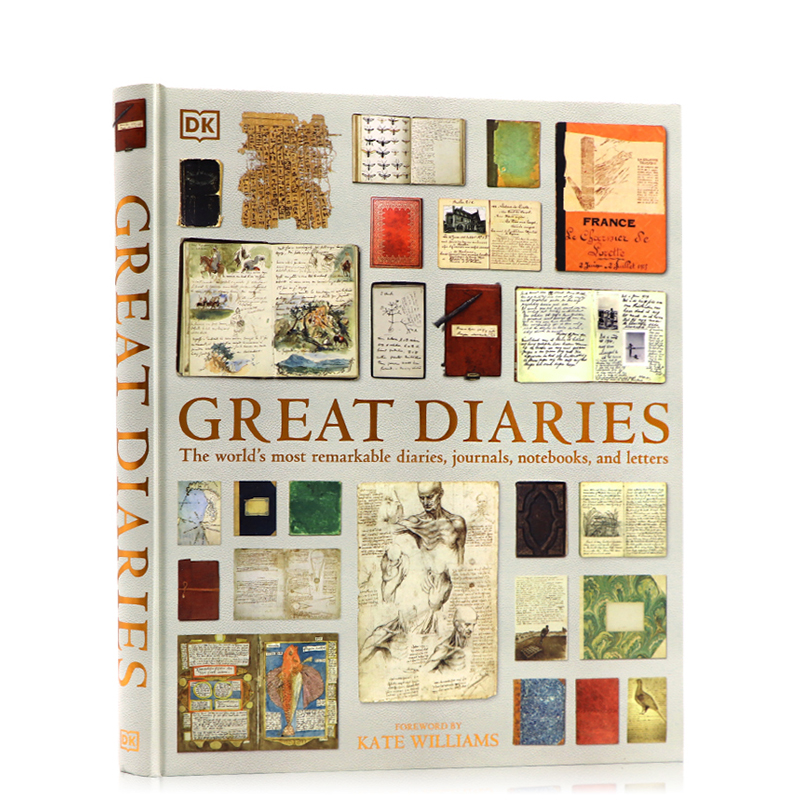 【中國直郵】DK百科 偉大的日記 英文原版書籍 Great Diaries 世界上著名的記錄筆記和信件人文歷史科普百科讀物文學筆記 精裝大開 英文原版 中圖西安