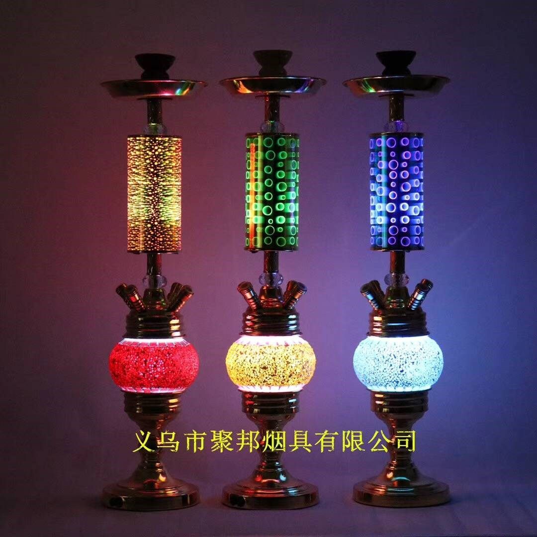 Support all kinds of customized ultra-arabic hookah full set of hookah Indian ktv bar large four-pipe hookah