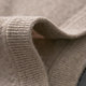 ເສື້ອກັນໜາວຜູ້ຊາຍ ຄໍ V-neck sweetheart collar 100 pure wool men's knitted woolen sweater loose autumn and winter thin style new style