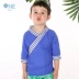 Đồ bơi cho bé mùa hè Trung Quốc Quần áo chống nắng cho bé Áo tắm màu nước rắn Hanfu Boy Đồ bơi áo tắm trẻ em nàng tiên cá Đồ bơi trẻ em
