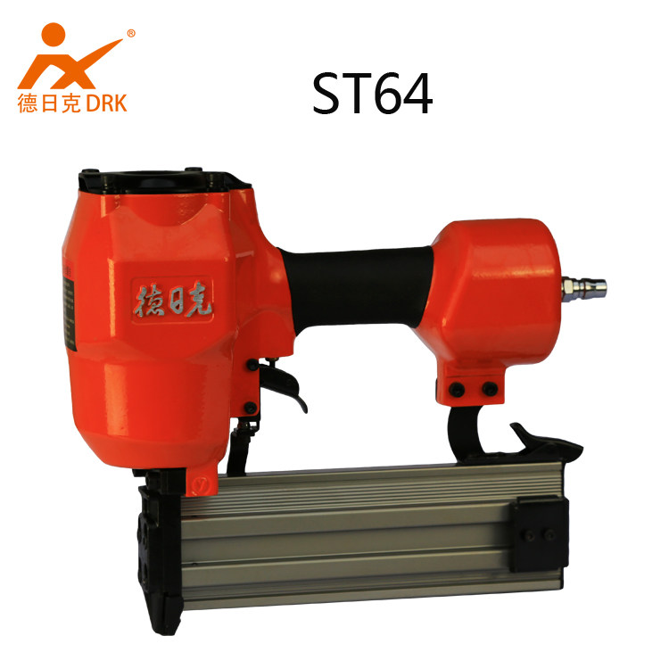 Row nail slot cement wall suspended ceiling ceiling woodworking pneumatic nail gun Derik ST64 ST38 cement steel nail gun