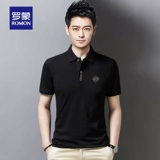 Летняя шелковая футболка с коротким рукавом, футболка polo, облегающий крой