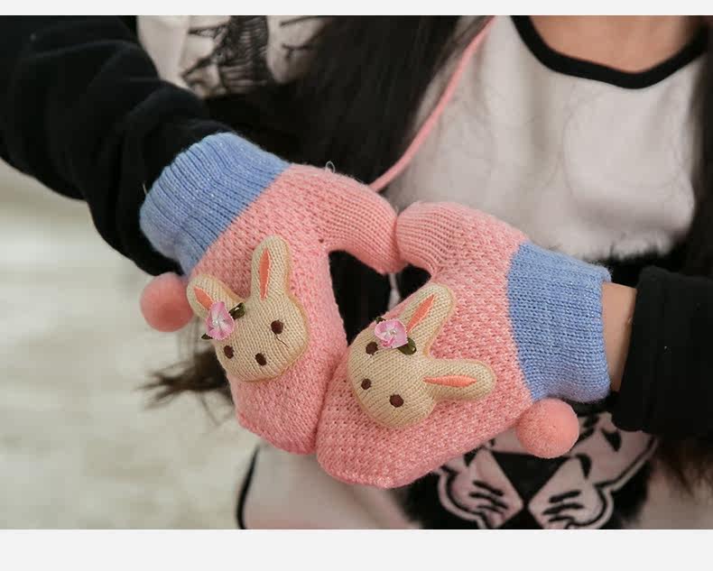 Gants pour fille en de laine - Ref 2149716 Image 13