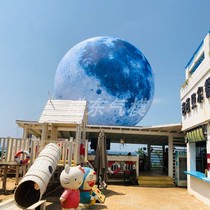 Inflatable Moon Air Mold PVC Light Emulation Moon Moon Rabbit Moon Moon Moon Moon Gas Model Liftoff Moons Eight Major Planet Model