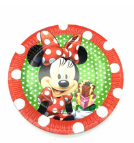 Classic Cartoon Red Minie Party Items Birthday Decoration Milney Themed Party Supplies Girl Birthday Cutlery