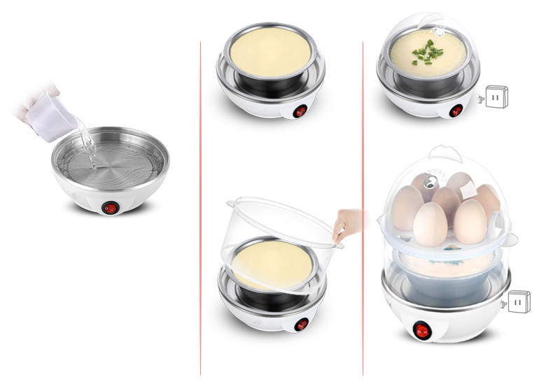 nồi lẩu mini nhật bản Xinfei hai lớp đa năng nồi trứng inox nồi hấp trứng mini hấp trứng sinh viên - Nồi trứng nồi bear 1.6 l