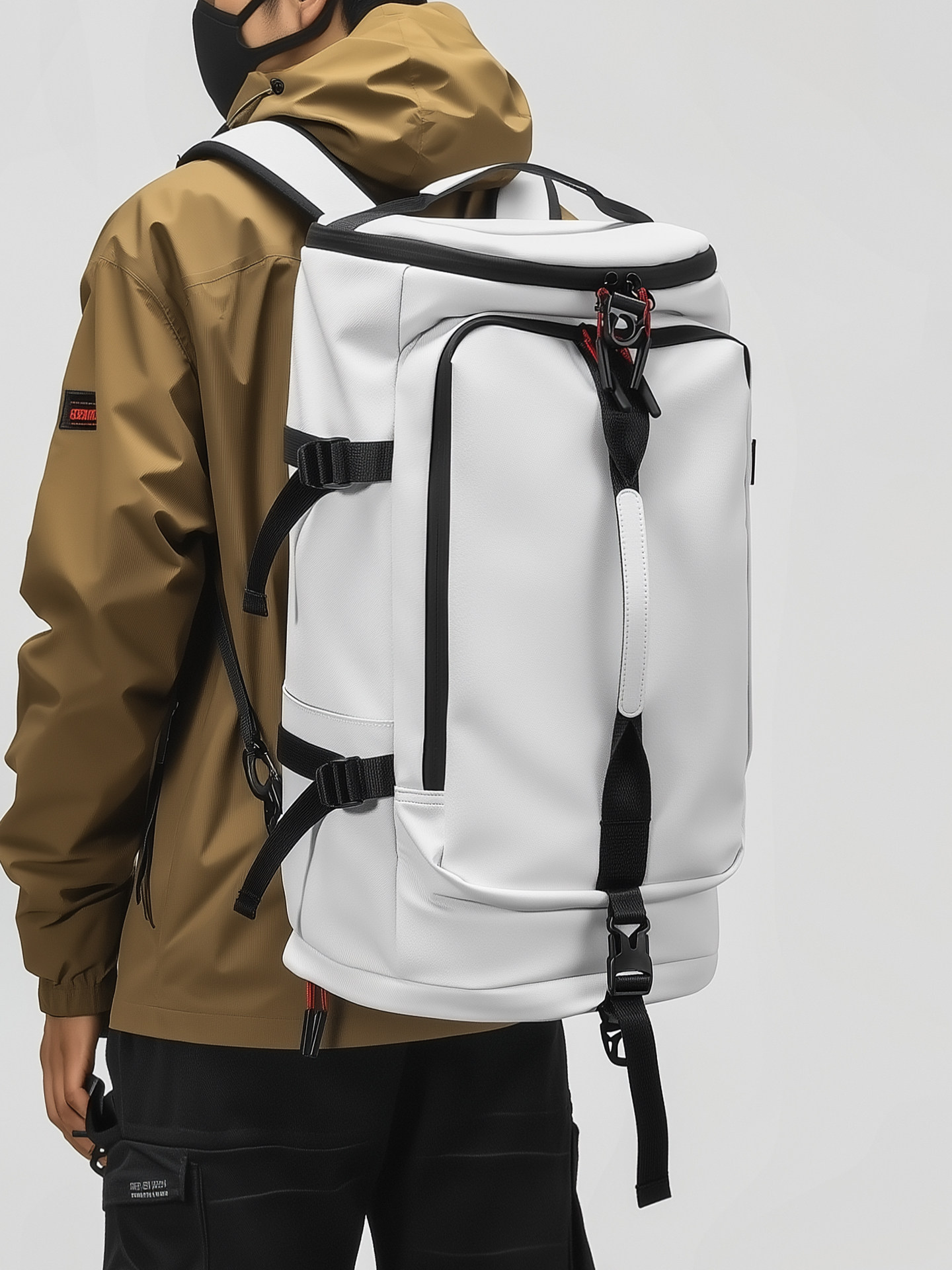 Backpack Men's Backpack Functional Outdoor Cycling Multi-Functional Travel Computer Bag Large Capacity Sports Travel Mountaineering Bag