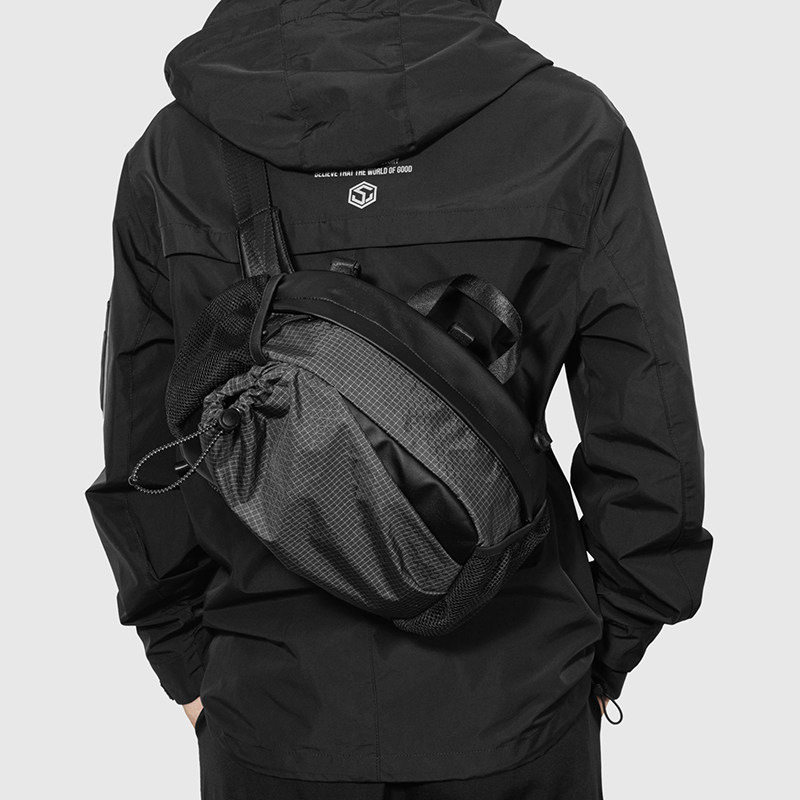 Lightweight Outdoor Multi-Functional Backpack for Travel, Hiking, Mountaineering, Cross-Body Bag, Trendy Brand Single-Shoulder Chest Bag, Cycling Sports Waist Bag