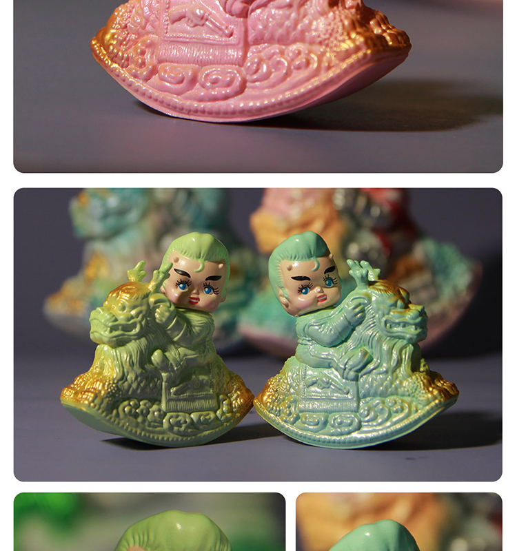 [52TOYS] Kirin Boy Fun Blind Box Series Trứng Lau Chủ tịch Trang trí bàn tay nhỏ - Capsule Đồ chơi / Búp bê / BJD / Đồ chơi binh sĩ búp bê lol