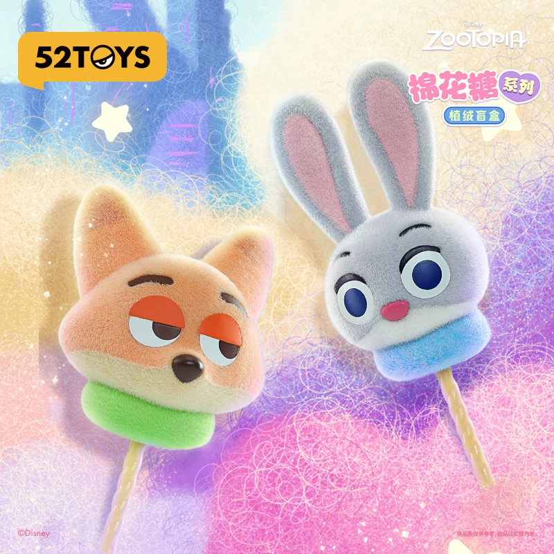 52TOYS Disney Зверополис Marshmallow серия Flocked слепая коробка Таобао билет