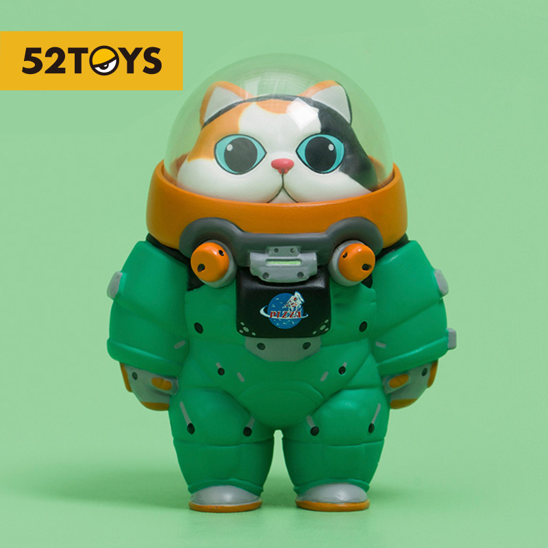 (52TOYS)AK Space Adventures Blind Box Shiba Inu animal hand-made Groundhog astronaut Cat fox tail toy