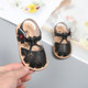 Baby Sandals Girls 1-3 Years Old Baby Toddler Shoes Summer 0 Girls 2 Baotou Soft Sole Princess Shoes Children's Shoes Leather