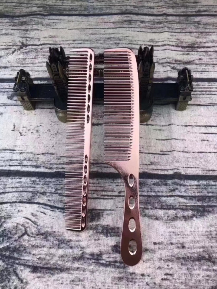 Hairstyle shop specialized hair hair comb hair comb metal comb spacealuminum comb hair stylist special hair tool