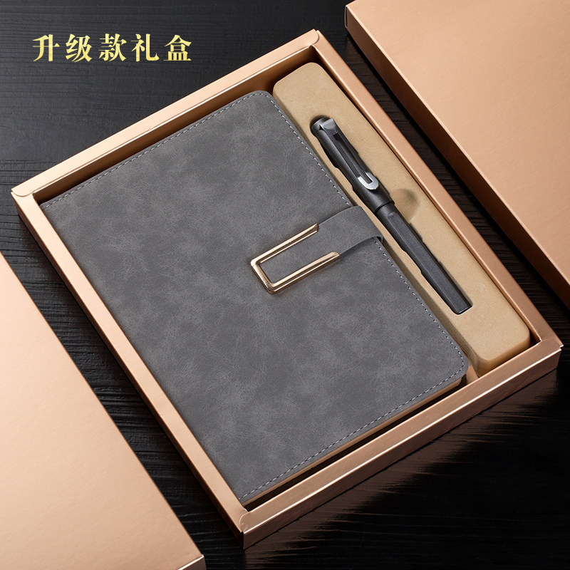 Custom notebook set gift box High-grade business gifts office notepad company gifts custom-made teacher's Day can be printed logo diary wholesale custom A5 reading notebook