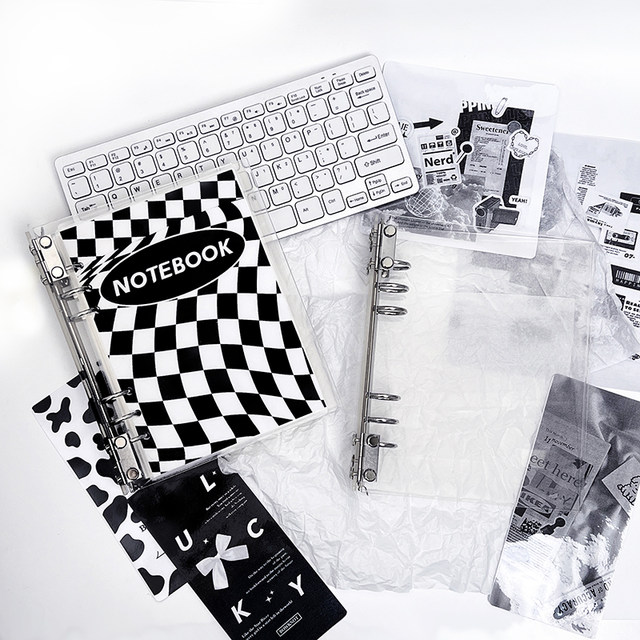 A5 acrylic card book manual notebook album case