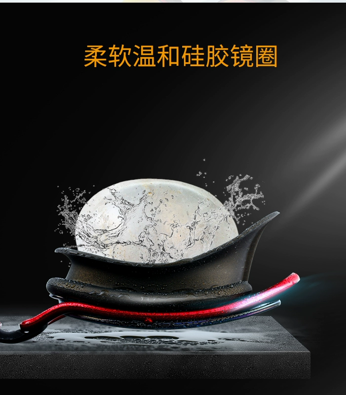 Kính râm 361 độ nam và nữ HD chống sương mù chống nước chuyên nghiệp hộp lớn dành cho người lớn thể thao mạ kính cận thị