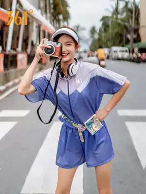 361 degree two-piece swimsuit women's sports sunscreen warm belly cover thin fashion small fresh four-piece swimming suit