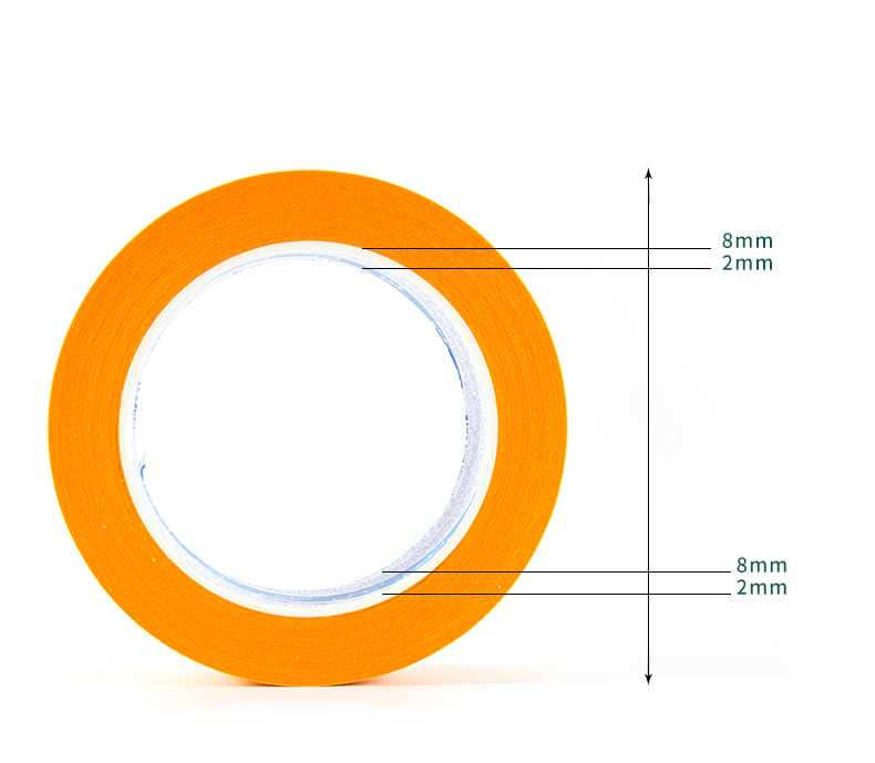 Làm mặt nạ giấy và băng giấy Đường may đẹp tách màu giấy làm mặt nạ băng giấy chịu nhiệt độ cao Băng dính đá thật Sơn phun sơn băng trang trí ô tô băng che mặt nạ băng màu vàng băng keo dán giấy washi băng dính giấy nhám