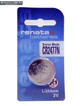 Swiss temperature resistant instrument battery CR2477N 3V large capacity button battery car remote control battery