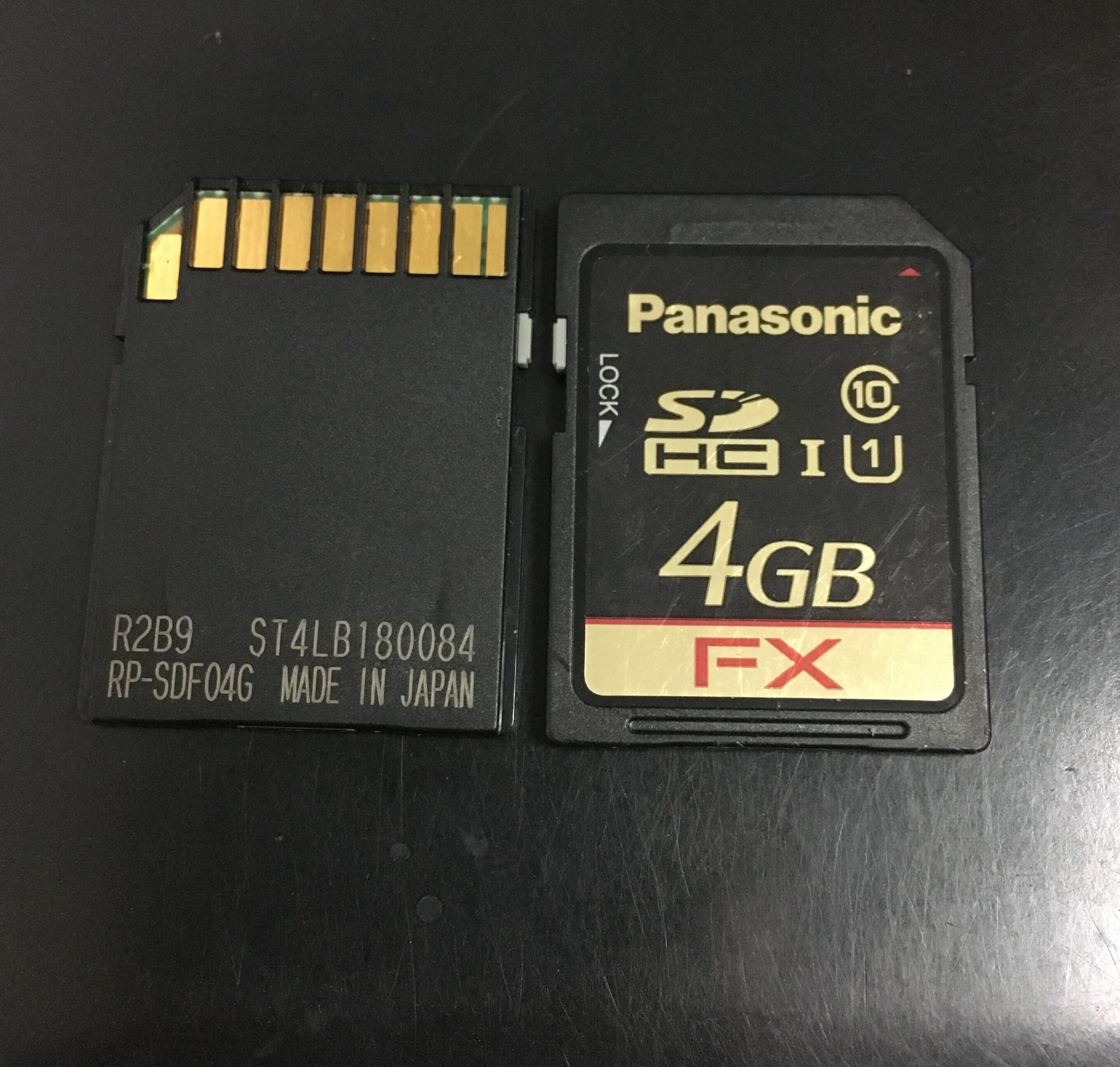 Panasonic SD 4G Class10 FX(RP-SDF04G)SLC chip C10 industrial grade SD Card 4GB