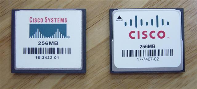 Cisco CISCO CF 256M Industrial Level CF Card 256MB Cisco 1841 2811 etc. routed with CF Cards