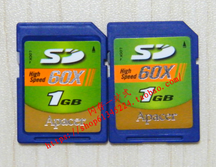 Uzhan Apachea SD 1G SD Card 1GB Camera Memory Card Low Speed Capospeed Card Old Edition Card