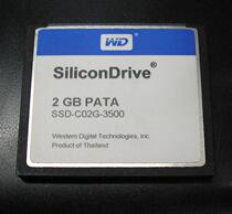 Original WD CF 2G PATA CF card 2GB SILICON DRIVE Frank industrial control machine tool