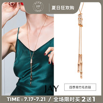 JAY sweater chain necklace accessories long 2021 new female high-end atmosphere does not fade summer high-end