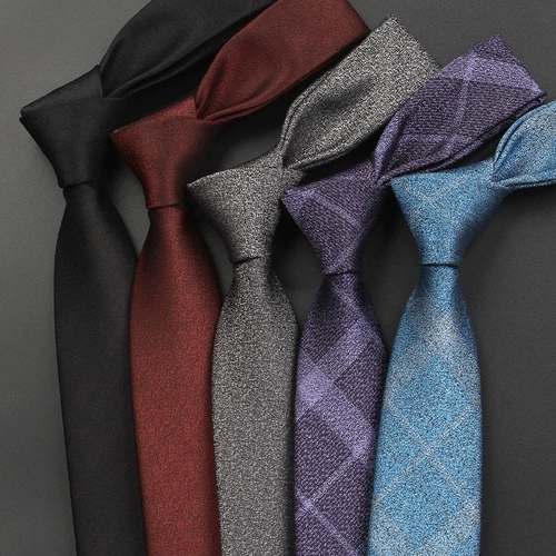 Мужской галстук для отдыха, классический костюм для школьников, матовая рубашка, 6см, в корейском стиле