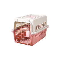 Alice cat flight box cat cage portable out-of-door pet transport box car cage train portable cat
