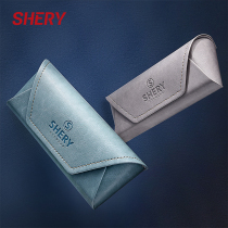 Glasses Case Advanced Sensation Ins Portable Anti-Pressure Sunglasses Male Girl Retro Art Personality Sun Eyes Containing Box