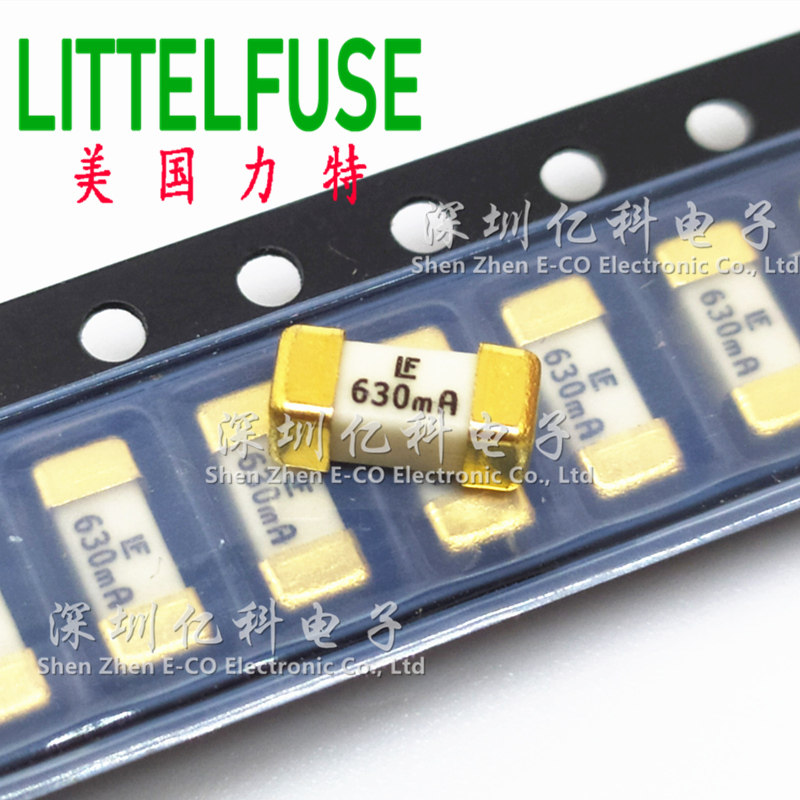 0451.630MRL美国力特1808贴片陶瓷保险丝管 LF 630mA 125V 快熔断
