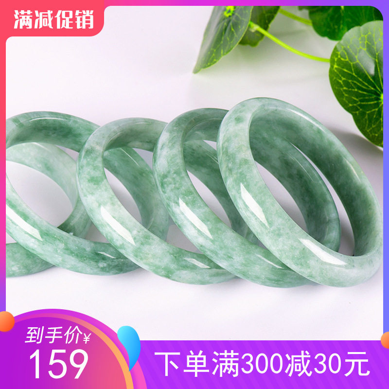 Small crowd other Valentine's Day live room new glutinous floating bracelet female Myanmar jade decoration
