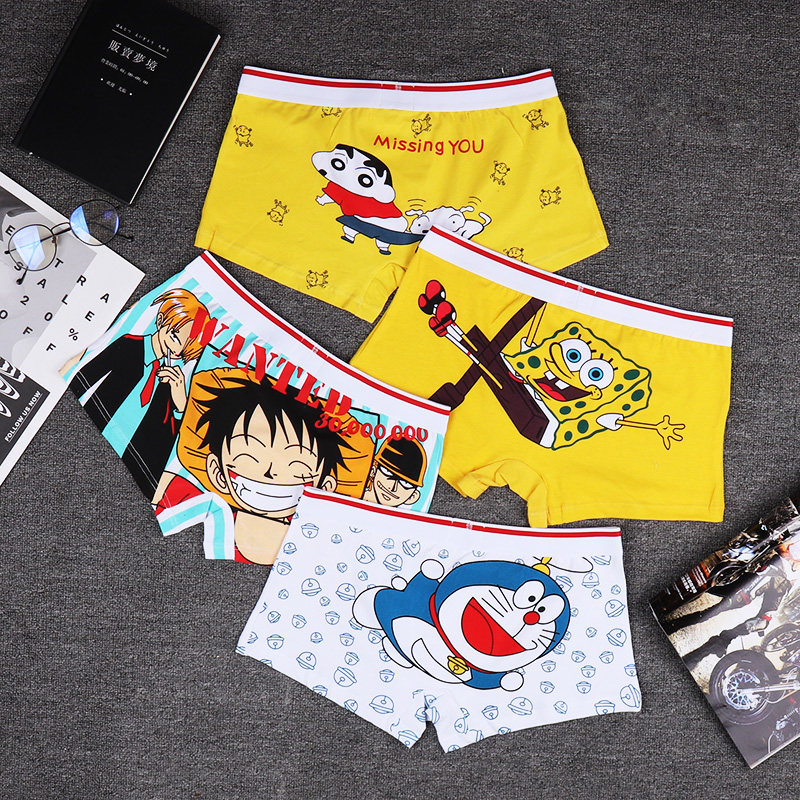 Crayon Shin-chan Men's Underwear Personality Trend Korean Student Boxer Male Cartoon Japanese Anime Cute Pants