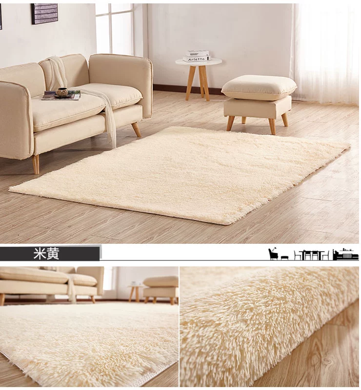 Washable phòng ngủ thảm đơn giản màn ngủ dày cô gái dễ thương phòng tatami phòng đỏ mat sống thảm - Thảm