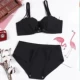 Mùa hè ren đẹp trở lại sexy đồ lót nữ không có vòng thép ngực nhỏ tập hợp áo ngực học sinh trung học nữ sinh áo ngực bộ - Bộ đồ lót