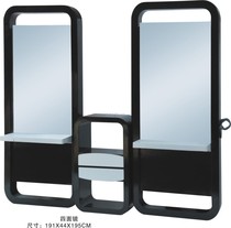 Hair salon shop mirror table barber shop mirror hair salon special cabinet integrated four-sided double-sided factory direct sales