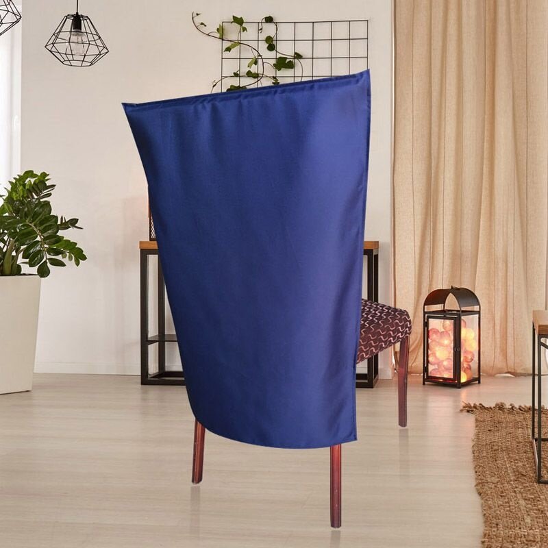 Bagging hot pot shop chair back cover home barbecue shop suit cover medium and long version chair cover office oil-proof free dismantling