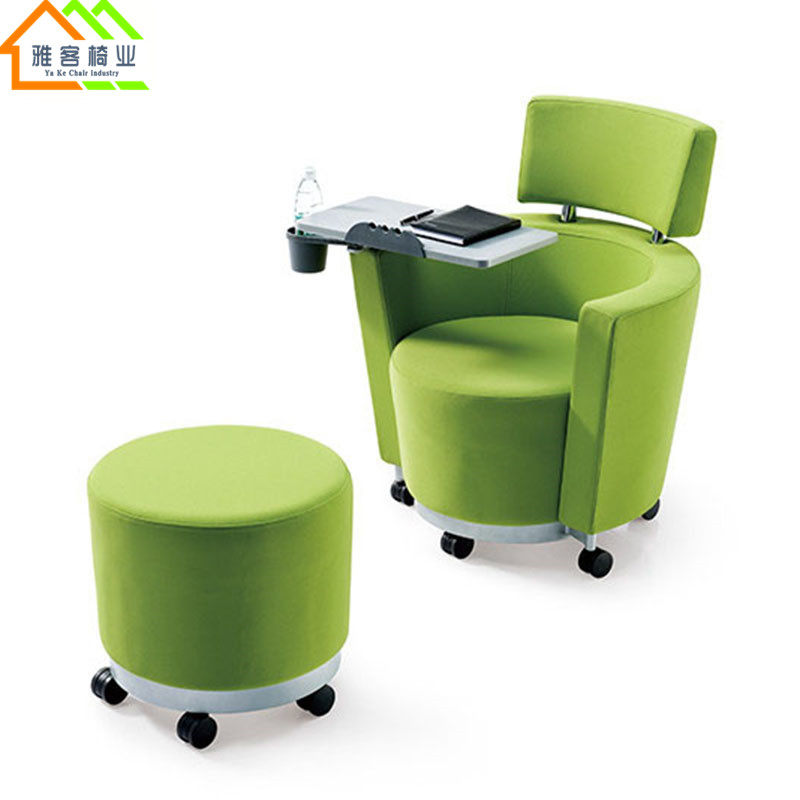 Sofa training chair with writing board export leather meeting record chair single sofa chair leisure home computer chair