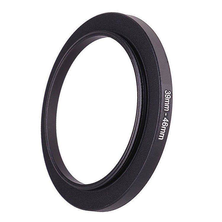 39-46mm lens filter lens adapter ring 39 lens to pick up 46 filter lens 39 external thread 46 internal thread small turn large