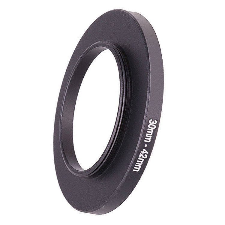 30-42mm lens filter lens adapter ring 30 lens to pick up 42 filter lens 30 external thread 42 internal thread small turn large