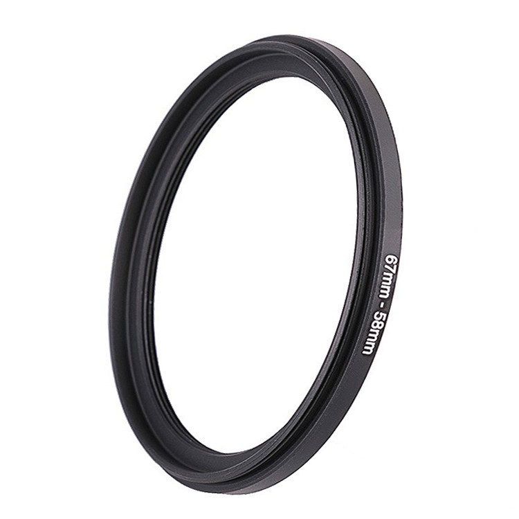 67-58mm filter adapter ring 67 lens to pick up 58 filter mirror 67 external thread turn 58 internal thread big turn small