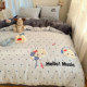 Class a Milk Velvet Four-Piece Set 2026 New Coral Velvet Duvet Cover Thickened Warm Bedding Three-Piece Set 4